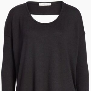 Rag & Bone JEAN Florence Cutout Black Top Size Small Black